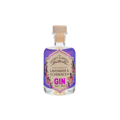 A colour-changing gin here is Lavender and Echinacea gin miniature. Perfect as a stocking filler this Christmas.