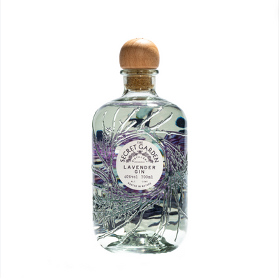 Lavender Gin 70cl premium luxury gin from the Secret Garden Distillery