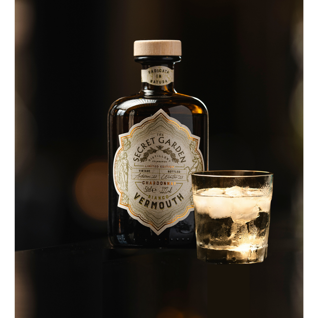 The White Negroni with a Secret Garden Twist
