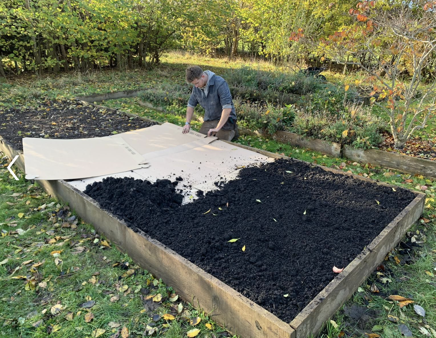 Our no-dig beds are one of our continuous steps forward helping us towards our carbon neutral targets