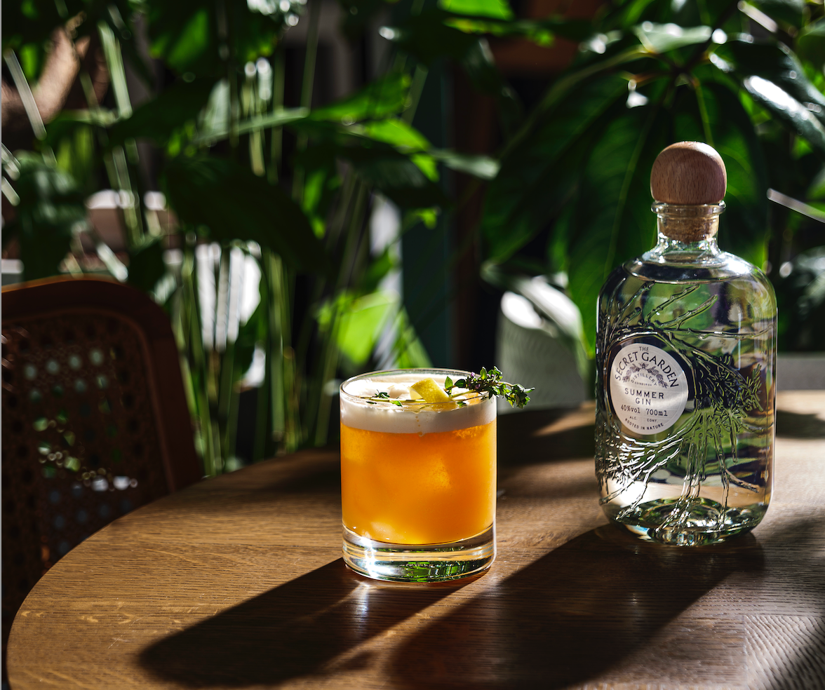 Secret Garden Distillery newest launch luxury London Dry gin Summer Gin 