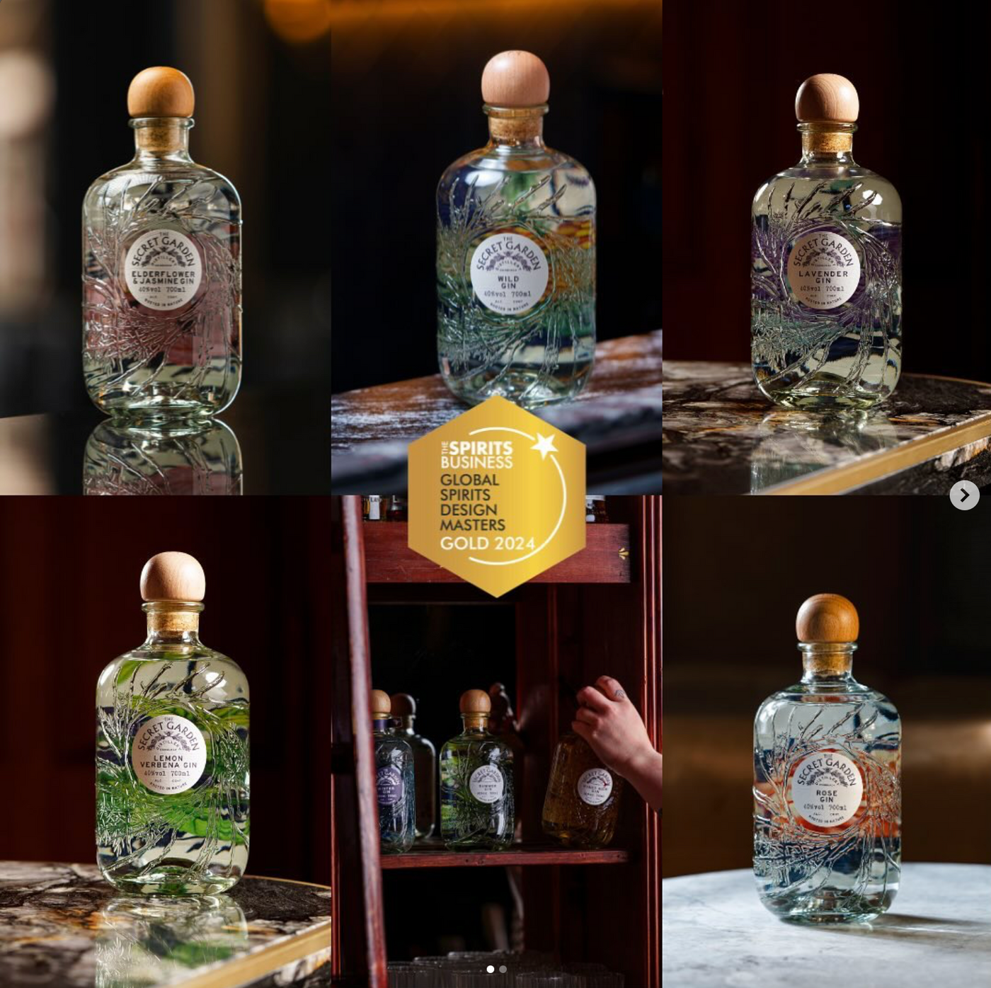 Secret Garden Distillery Earns Two Master Gold Awards for Design & Packaging