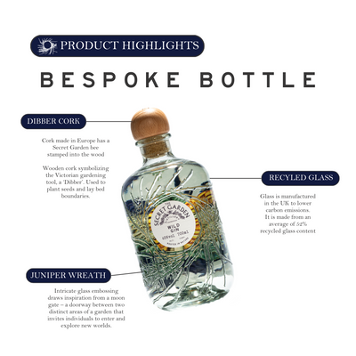 The Secret Garden Distillery unveils beautiful bespoke bottles