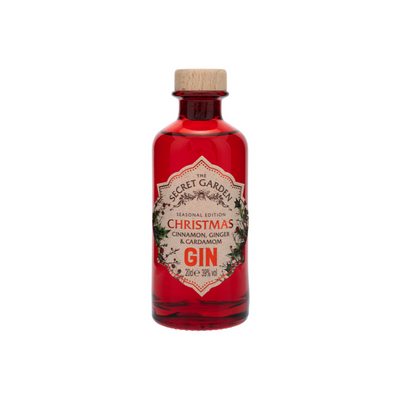 20cl Christmas Gin in a red bottle epitomises Christmas in a bottle. A luxury gin perfect gift for this Christmas season