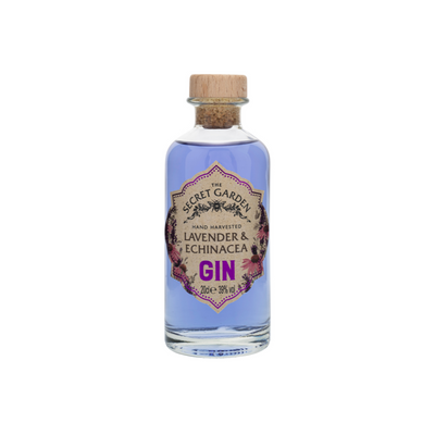 Secret Garden Distillery's colour-changing Lavender gin in our midi size 20cl bottle perfect for tasting.
