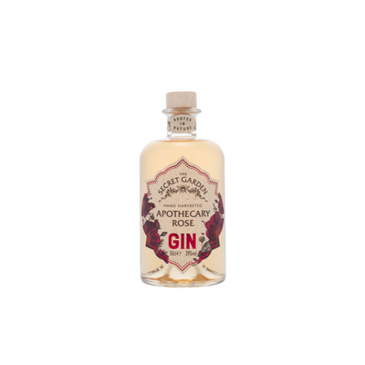 Secret Garden Distillery's delicate Rose gin in our signature 50cl apothecary bottle.