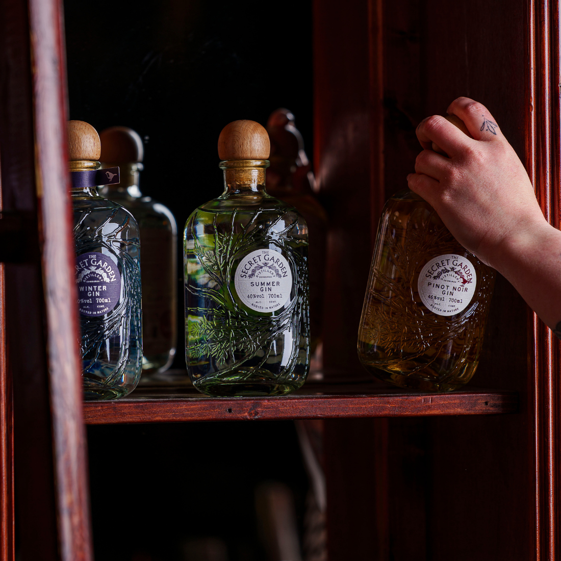 secret Gardens range of seasonal hand-crafted luxury gins