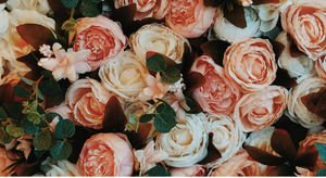 A bouquet of Secret Garden Roses grown in the Distillery garden