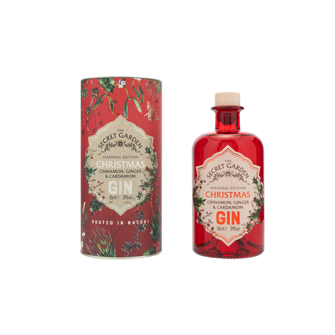 Secret Garden Christmas Gin 50cl Gift Pack Secret Garden Gin Secret Garden Distillery